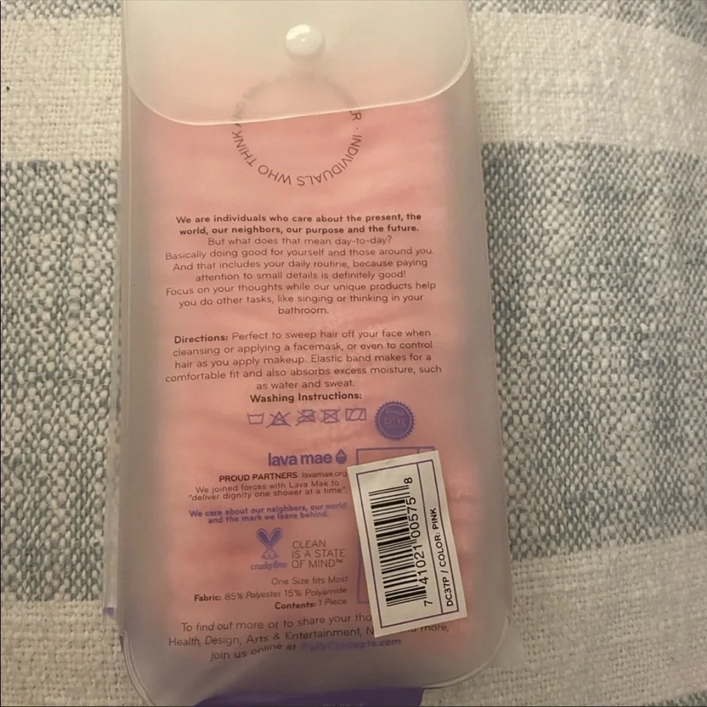 NWT ❤️Daily Concepts - Purple Daily Beauty Headband - OS